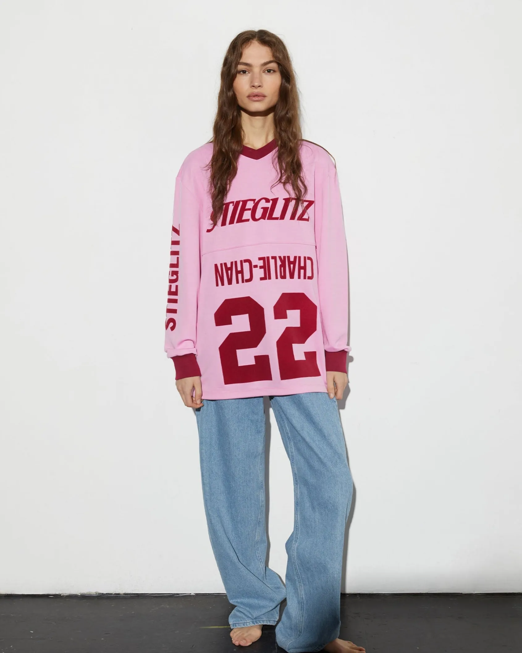 azul_skate_tshirt__pink_2.webp Online STIEGLITZ Azul Skate T-shirt | Pink