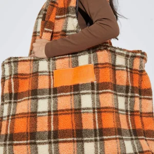 Cheap STIEGLITZ Check Teddy Bag | Orange