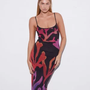 Sale STIEGLITZ Corale Mesh Dress | Black