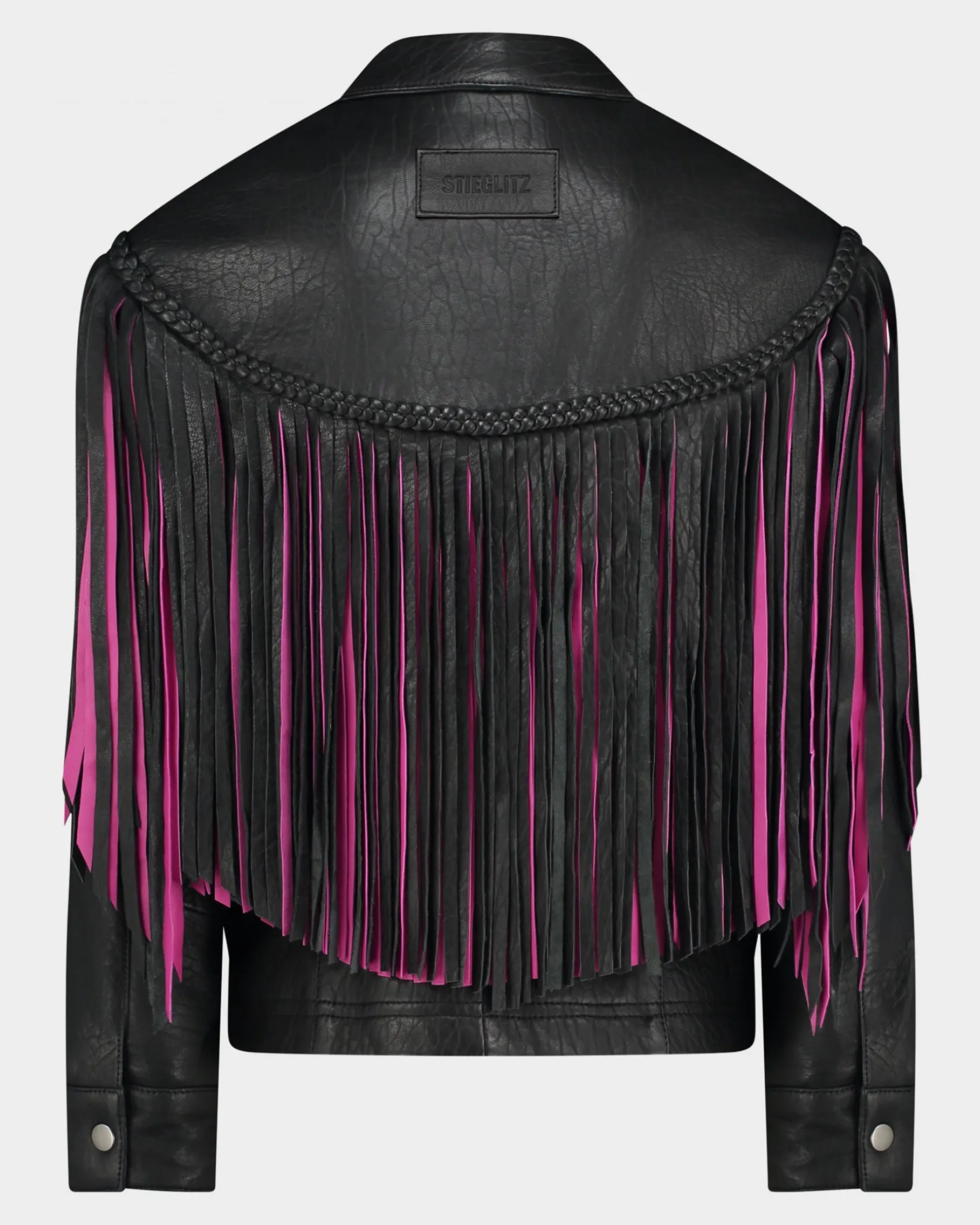 janez_leather_fringe_jack_4.webp Sale STIEGLITZ Janez Leather Fringe Jacket | Black