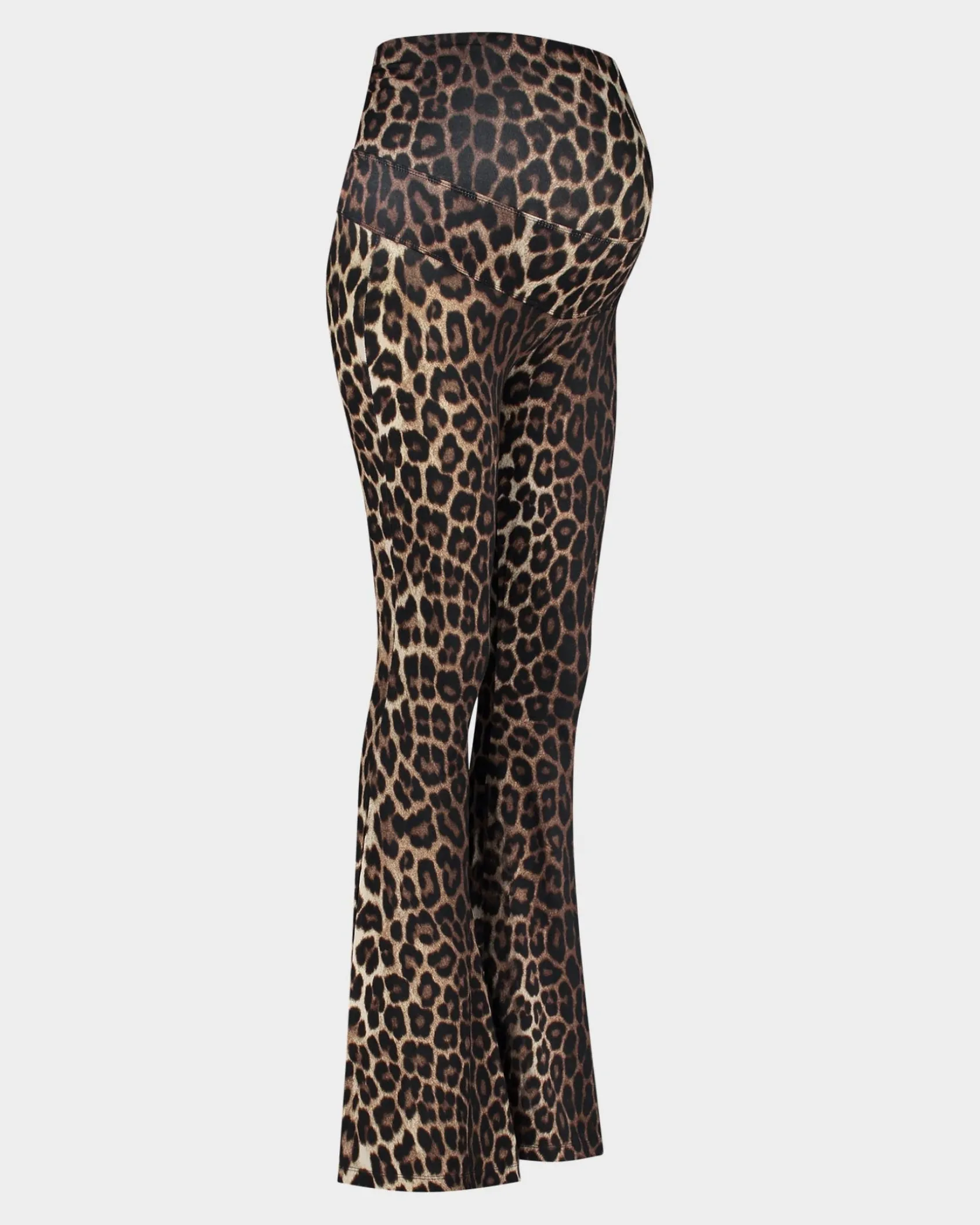 leopard_maternity_flared__0.webp Cheap STIEGLITZ Leopard Maternity Flared Broek | Brown
