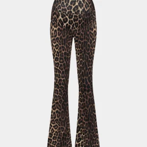 Cheap STIEGLITZ Leopard Maternity Flared Broek | Brown