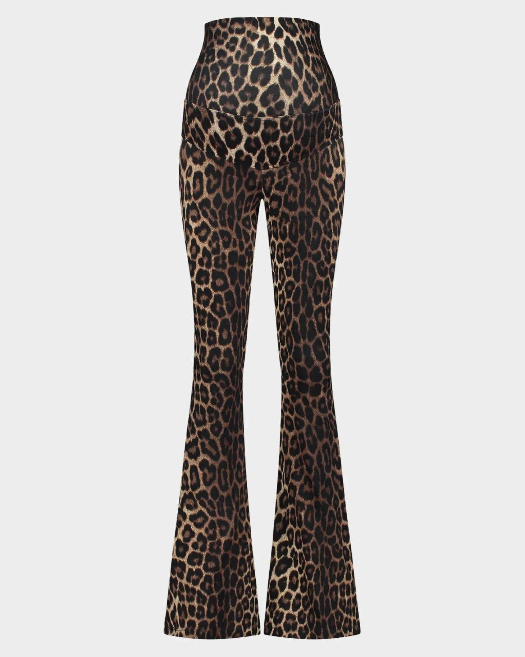 leopard_maternity_flared__1.webp Cheap STIEGLITZ Leopard Maternity Flared Broek | Brown