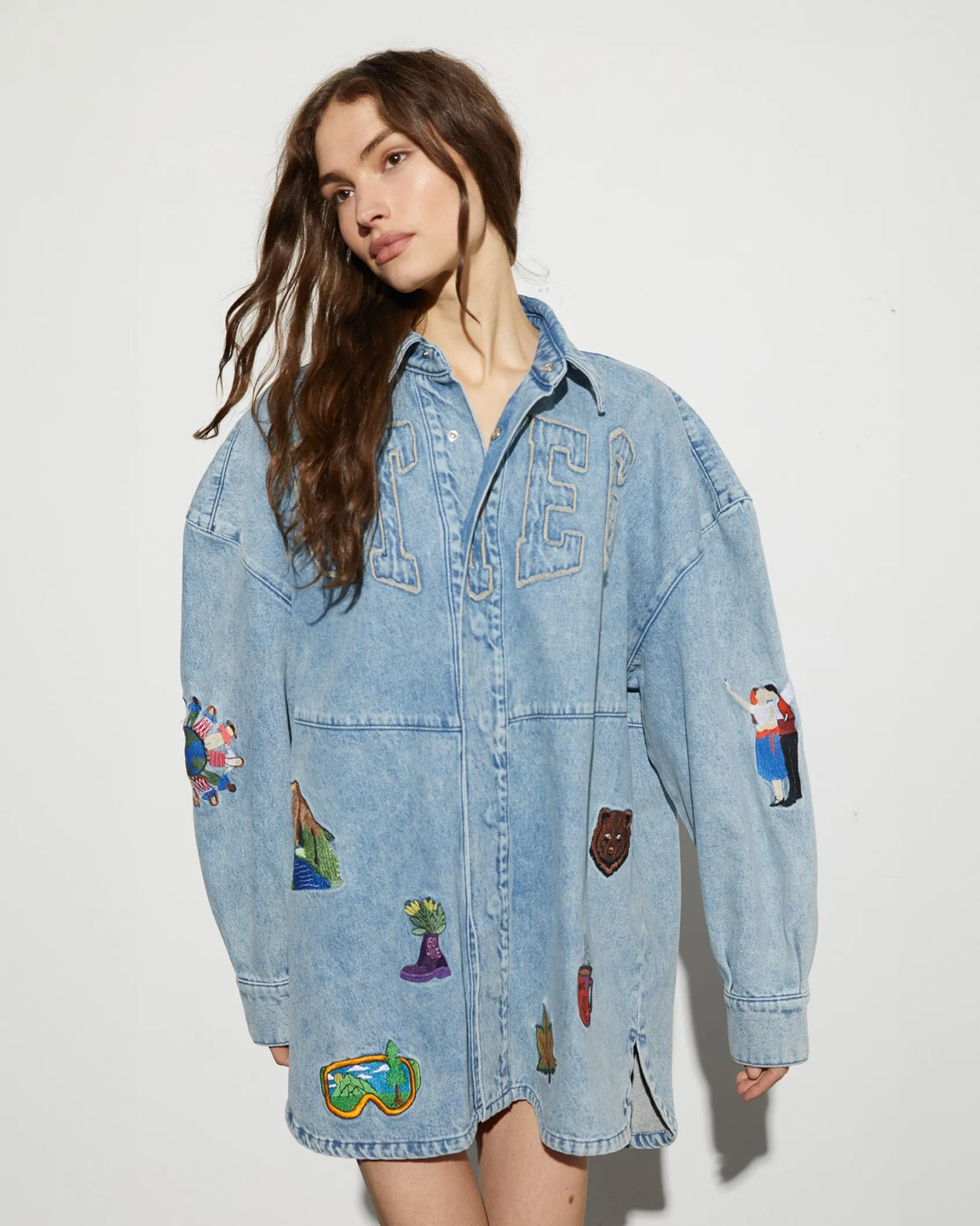 luka_denim_blouse__denim__3.webp Discount STIEGLITZ Luka Denim Blouse | Denim Blue