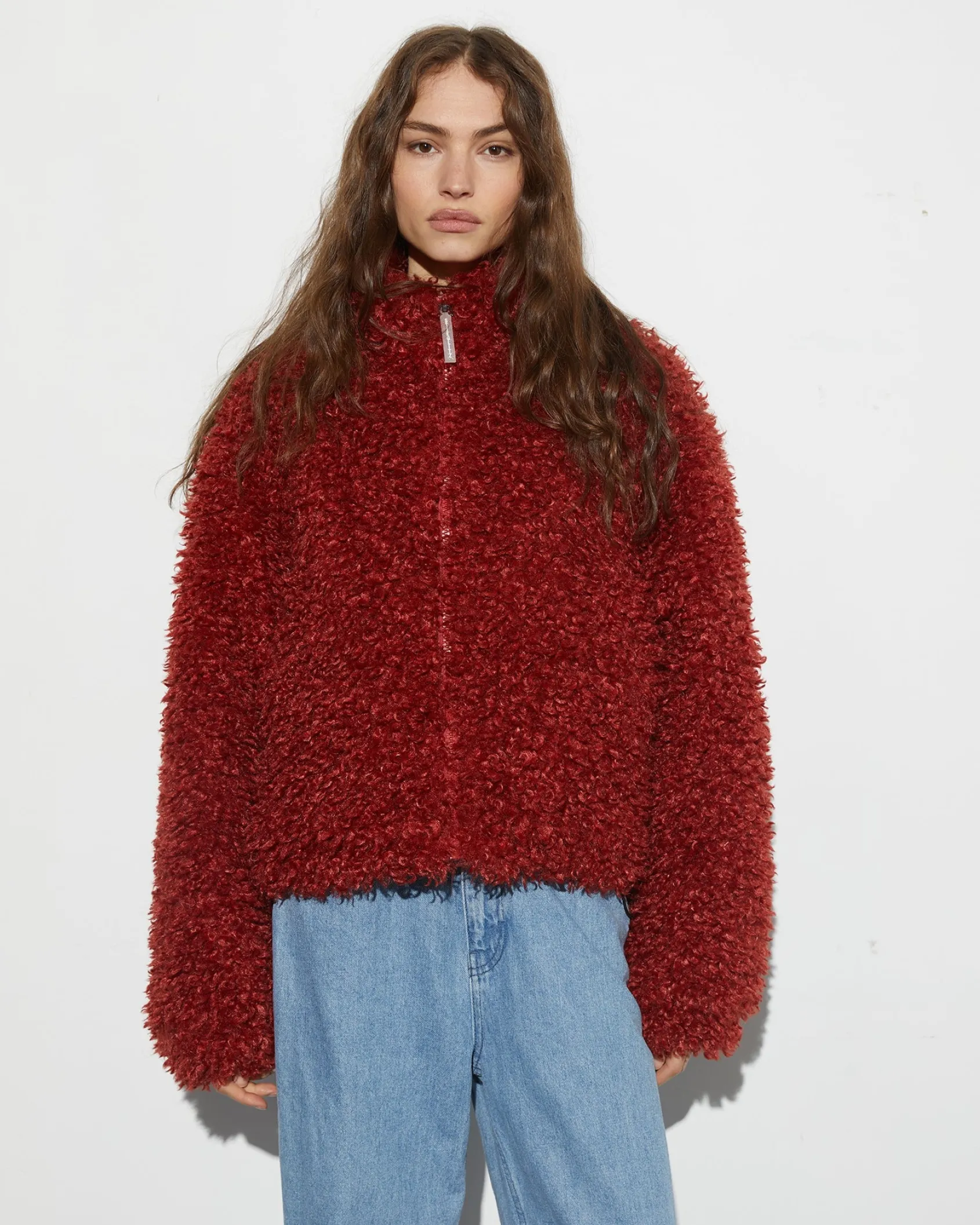 milana_cropped_fluffy_puf_3.webp Shop STIEGLITZ Milana Cropped Fluffy Puffer | Brown