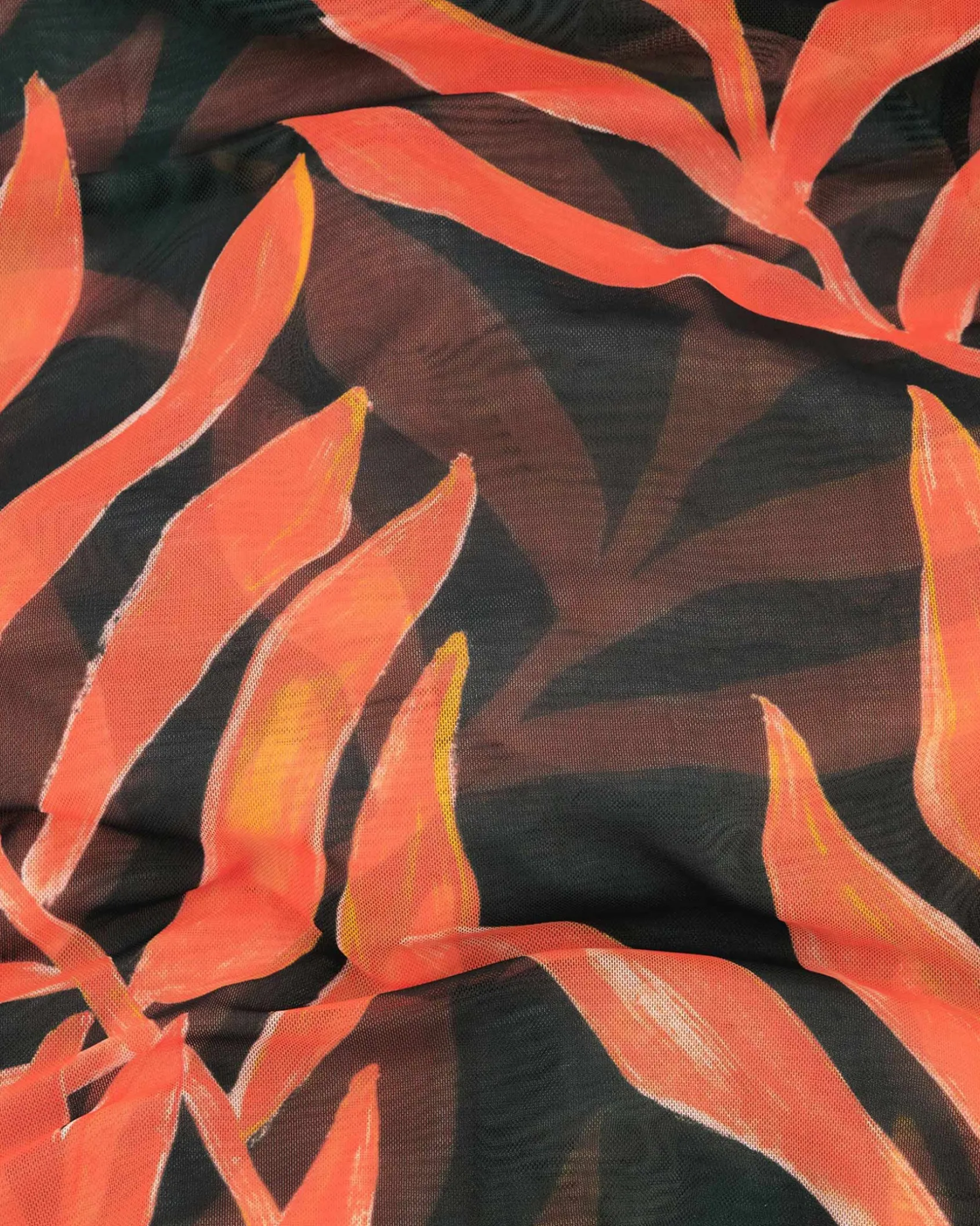 tais_mesh_jurk__orange_2.webp Shop STIEGLITZ Tais Mesh Jurk | Orange