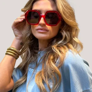 Store STIEGLITZ Ula Sunglasses | Red