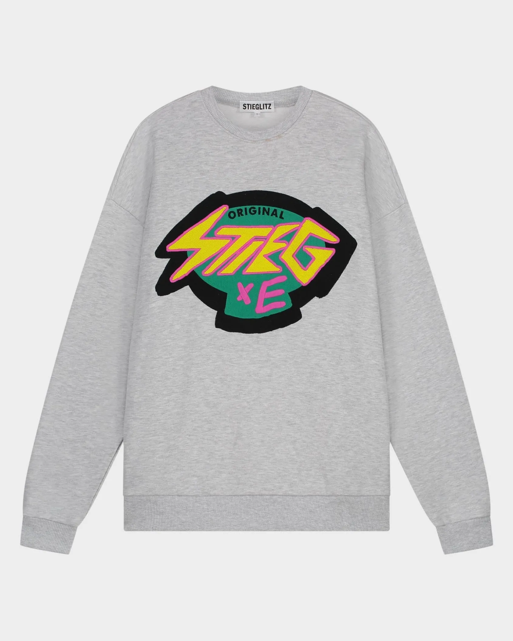wolf_sweater__melange_gre_0.webp Clearance STIEGLITZ Wolf Sweater | Melange Grey