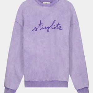 Shop STIEGLITZ Worn Out Sweater | Washed Purple